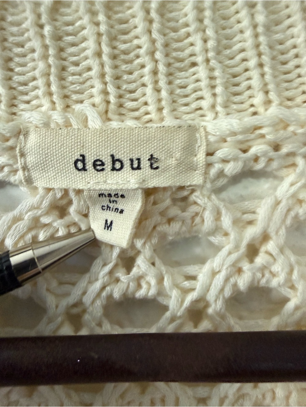 Debut | Crochet Granny Square Sweater | Boho Festival Open Knit | Medium - Picture 4 of 9